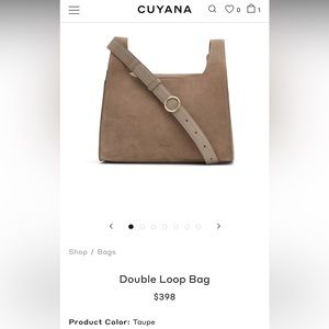 Cuyana Double Loop Bag - Taupe